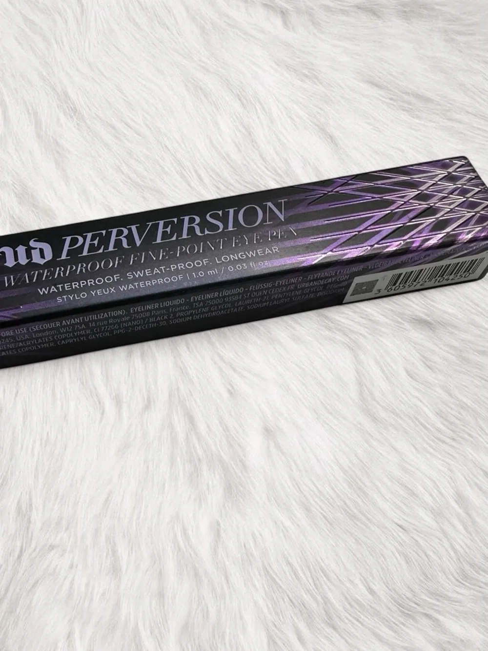 NIB Urban Decay Perversion Black Waterproof Eyeliner Pen New